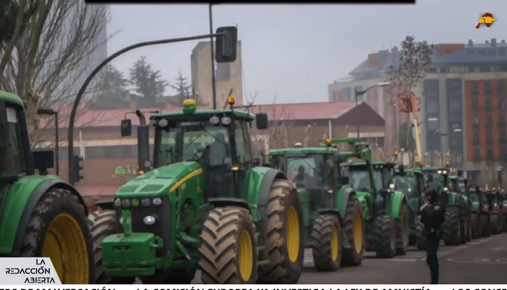 Tractoradas masivas: el campo español está en pie de guerra y exige soluciones inmediatas al gobierno.