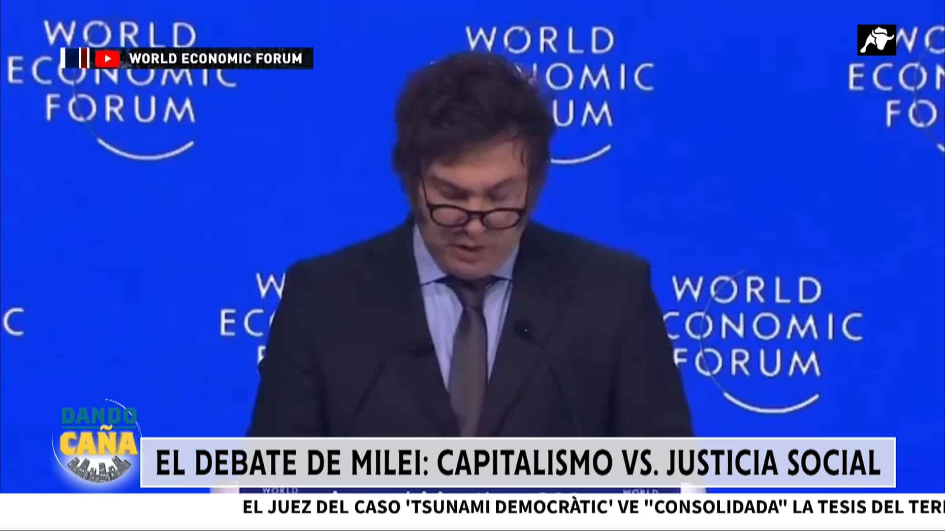 Milei no deja títere con cabeza en Davos y señala la miseria del socialismo