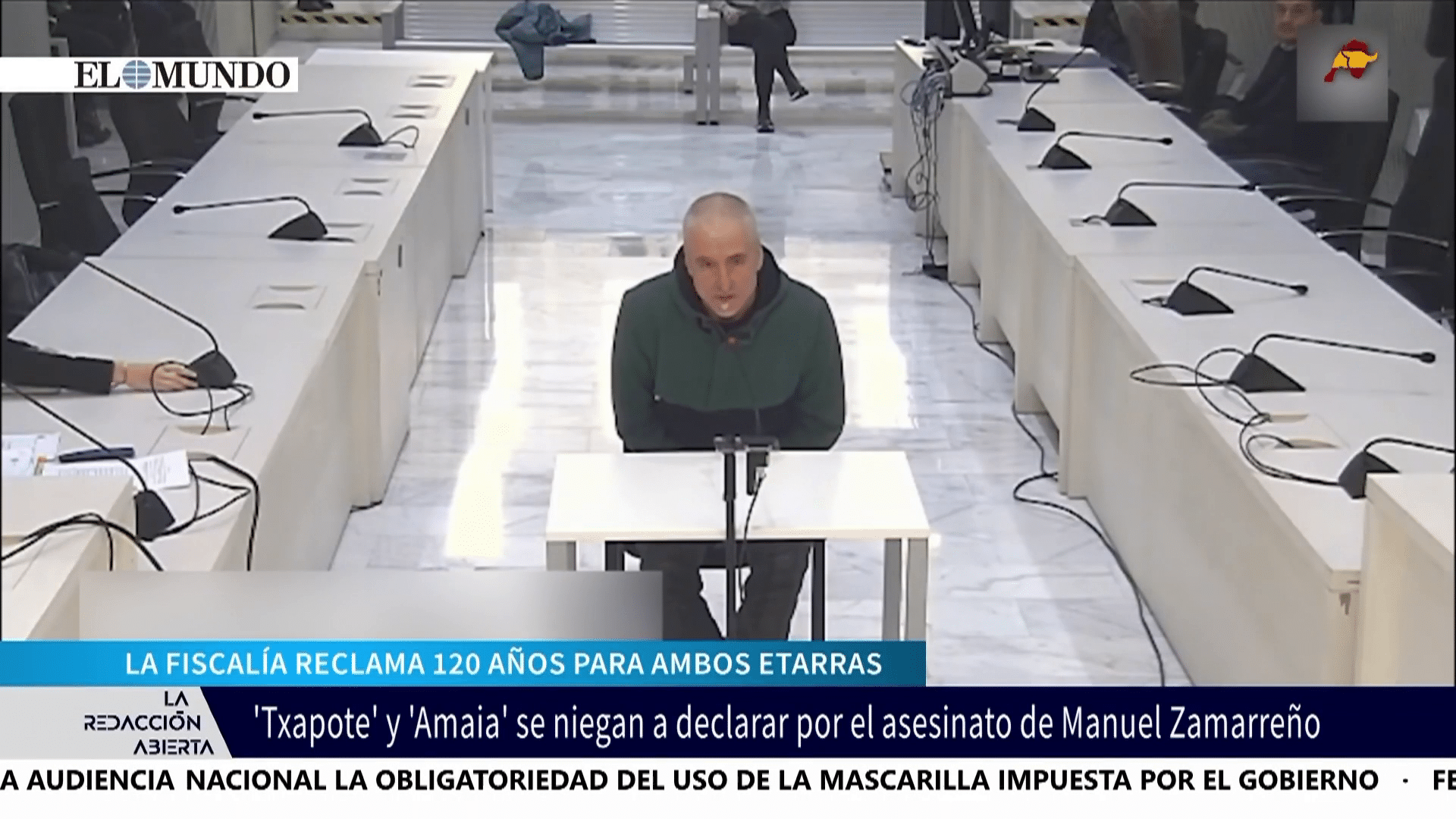 Txapote y Amaia se vuelven a sentar en el banquillo: se niegan a declarar por el asesinato del concejal del PP Manuel Zamarreño