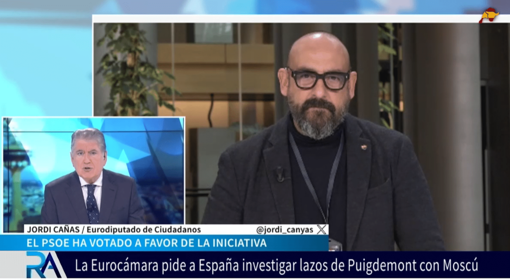 Jordi Cañas sobre la decisión de la UE de investigar la trama rusa: «Es un torpedo en la línea de flotación de la amnistía».