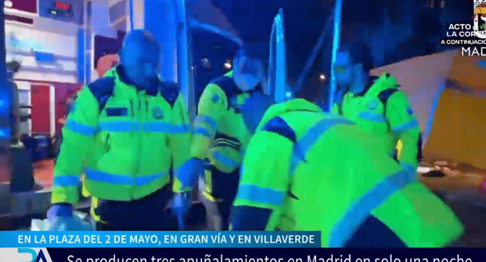 3 apuñalamientos en Madrid en una sola noche: trifulcas por la droga, armas blancas y bandas latinas siembran el pánico en la capital
