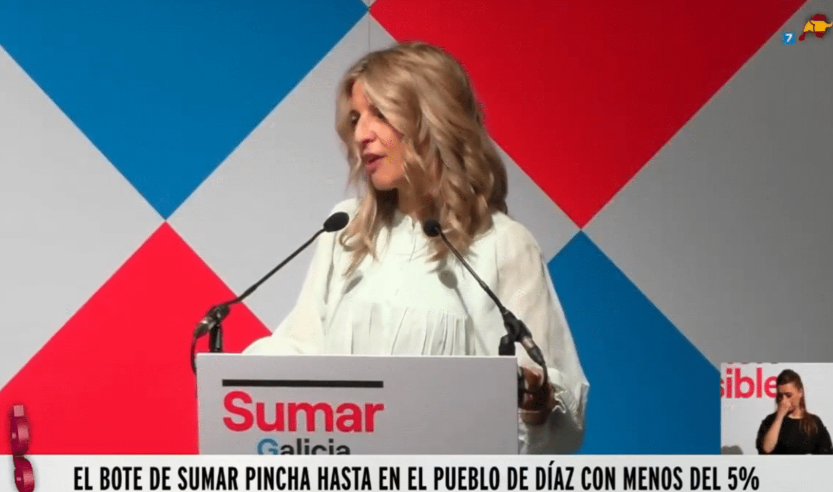 Yolanda Díaz hace el ridículo en su pueblo: la votan los suyos… y poco más