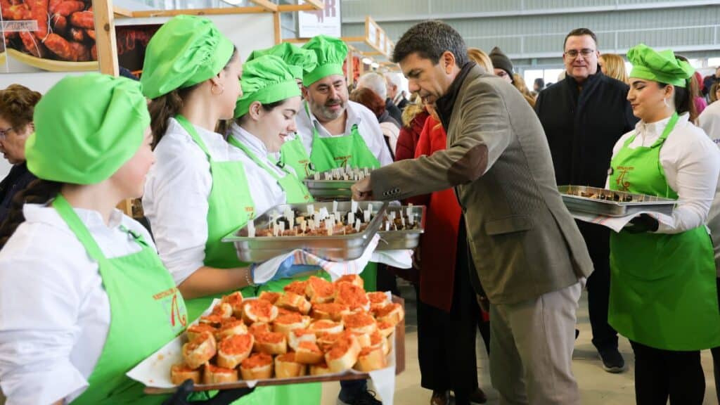 Carlos Mazón hace un llamamiento al consumo de productos de la Comunitat Valenciana por su calidad, sostenibilidad y valores nutricionales