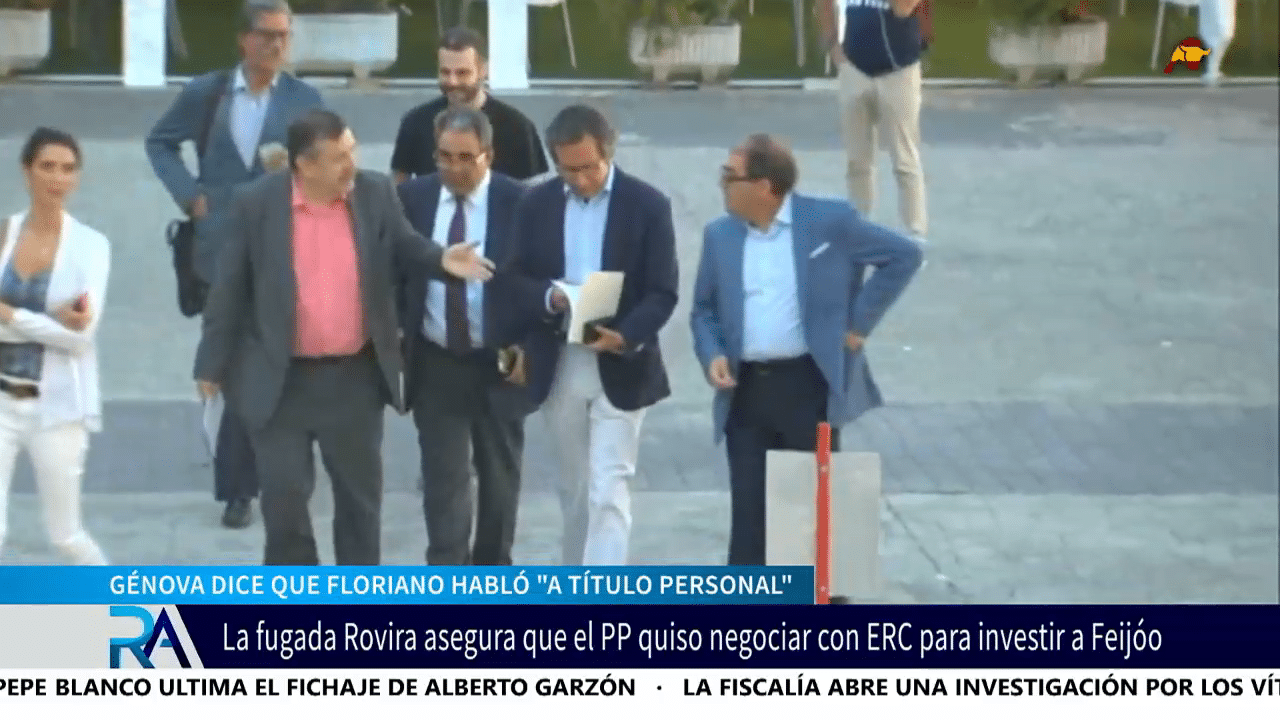  El PP admite que fue Floriano quien buscó un pacto con ERC pero que lo hizo “a título personal”