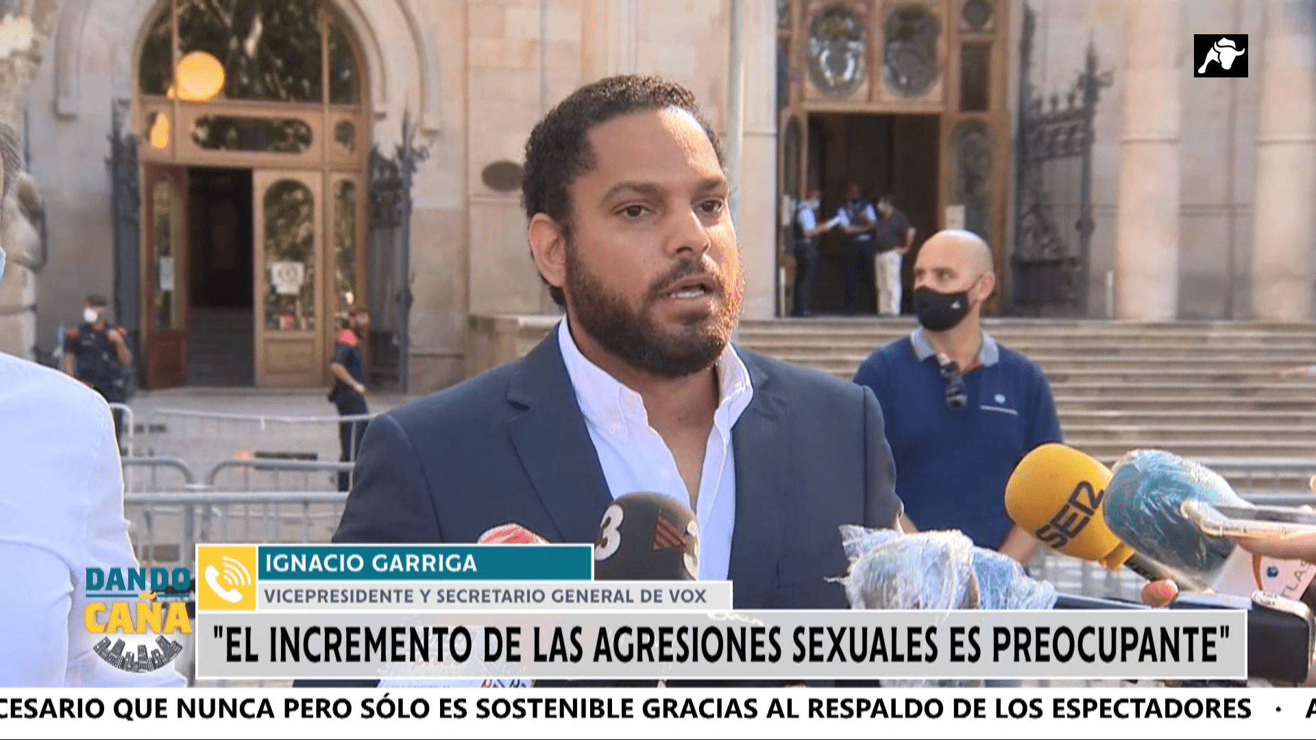 Garriga reprocha que no traten la relación entre inmigración ilegal y el aumento de las violaciones