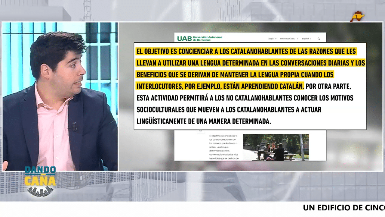 La Autónoma de Barcelona adoctrina a los universitarios para que no hablen español