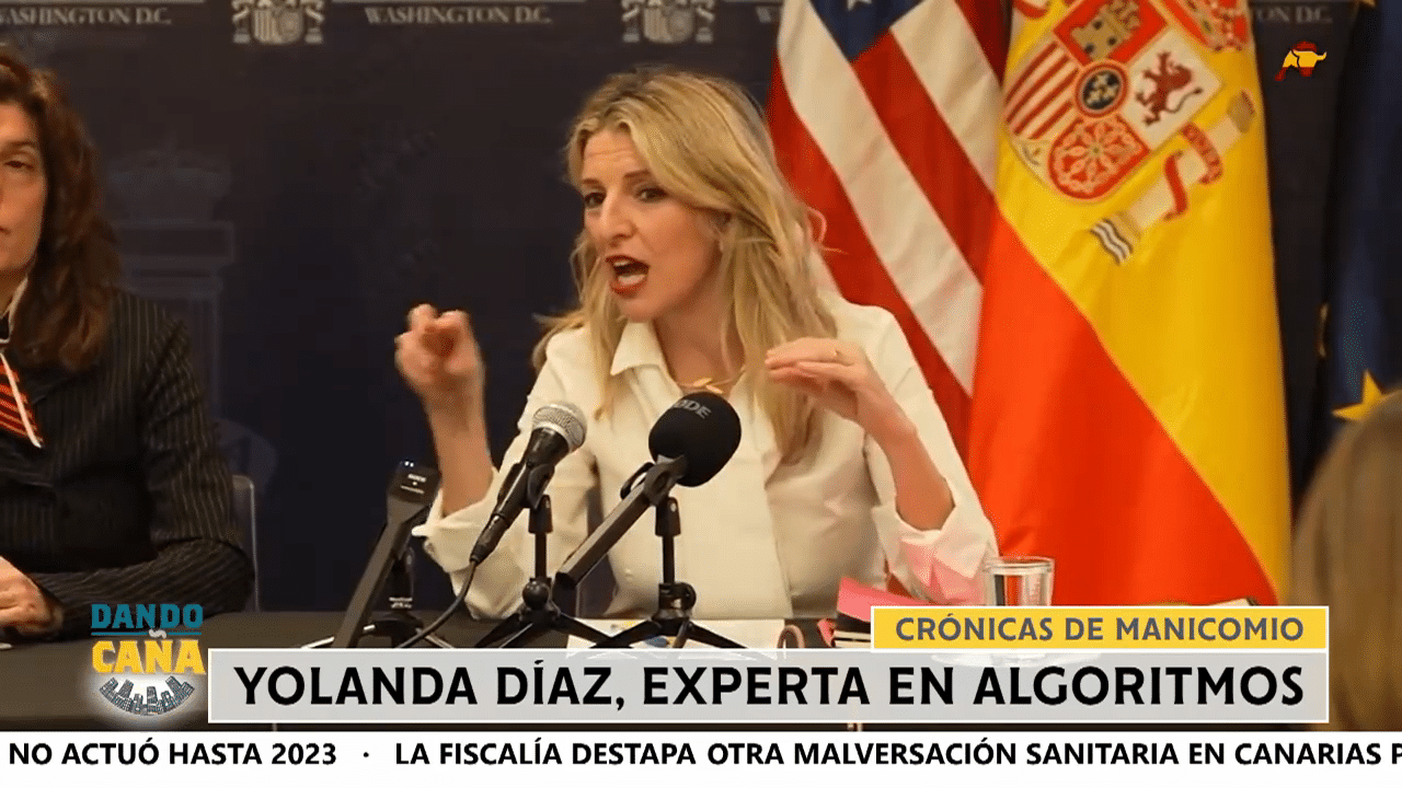 El ridículo de Yolanda Díaz hablando ¡de algoritmos!
