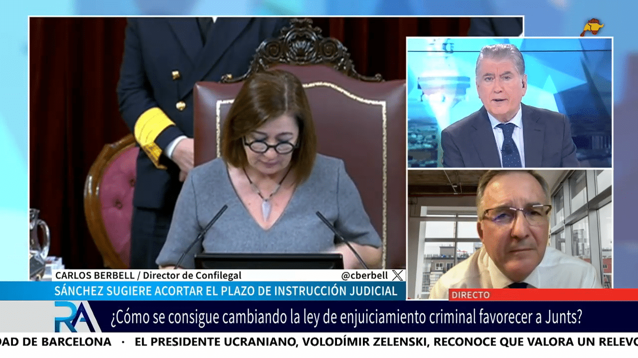 Carlos Berbell nos explica cómo Sánchez favorece a Junts reformando la ley de enjuiciamiento criminal.