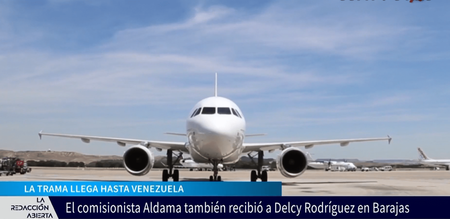 Aldama, Ábalos y Koldo recibieron a Delcy Rodríguez la misma noche en el Aeropuerto de Barajas