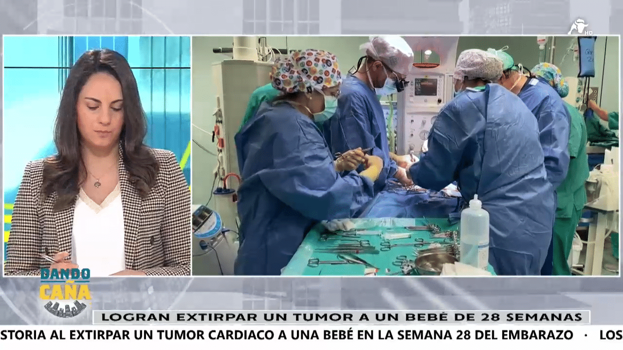 Hito histórico: extirpan un tumor a un bebé de 28 semanas en La Fe de Valencia