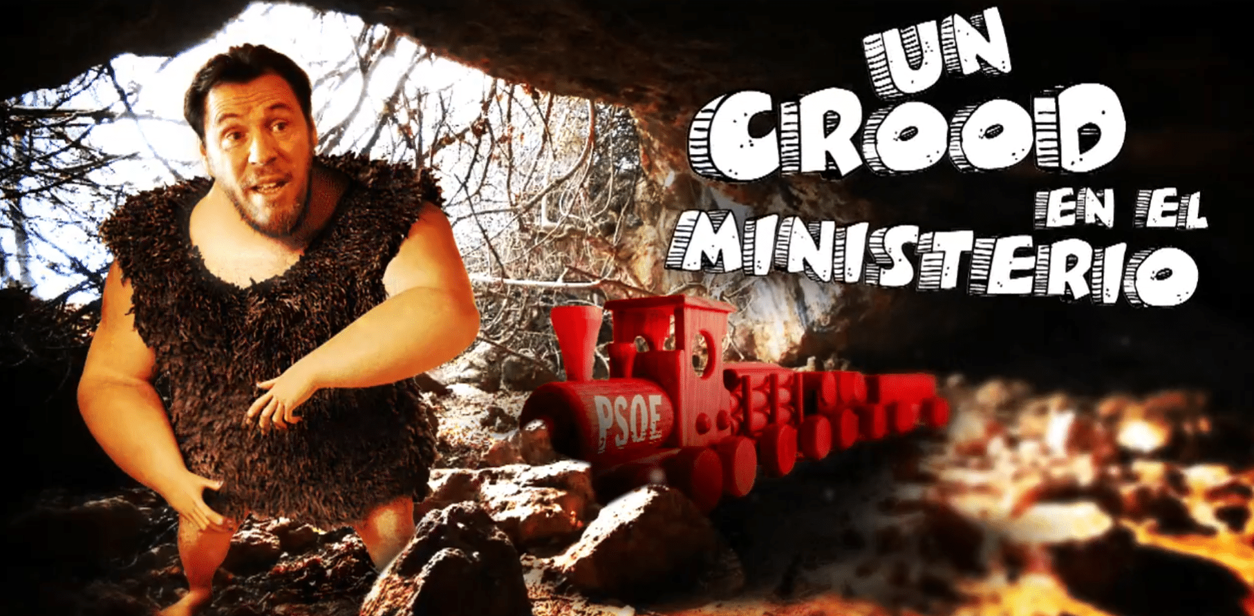 “Un crood en el ministerio”: el montaje de CROMAÑÓN que le dedica Horcajo a Óscar Puente