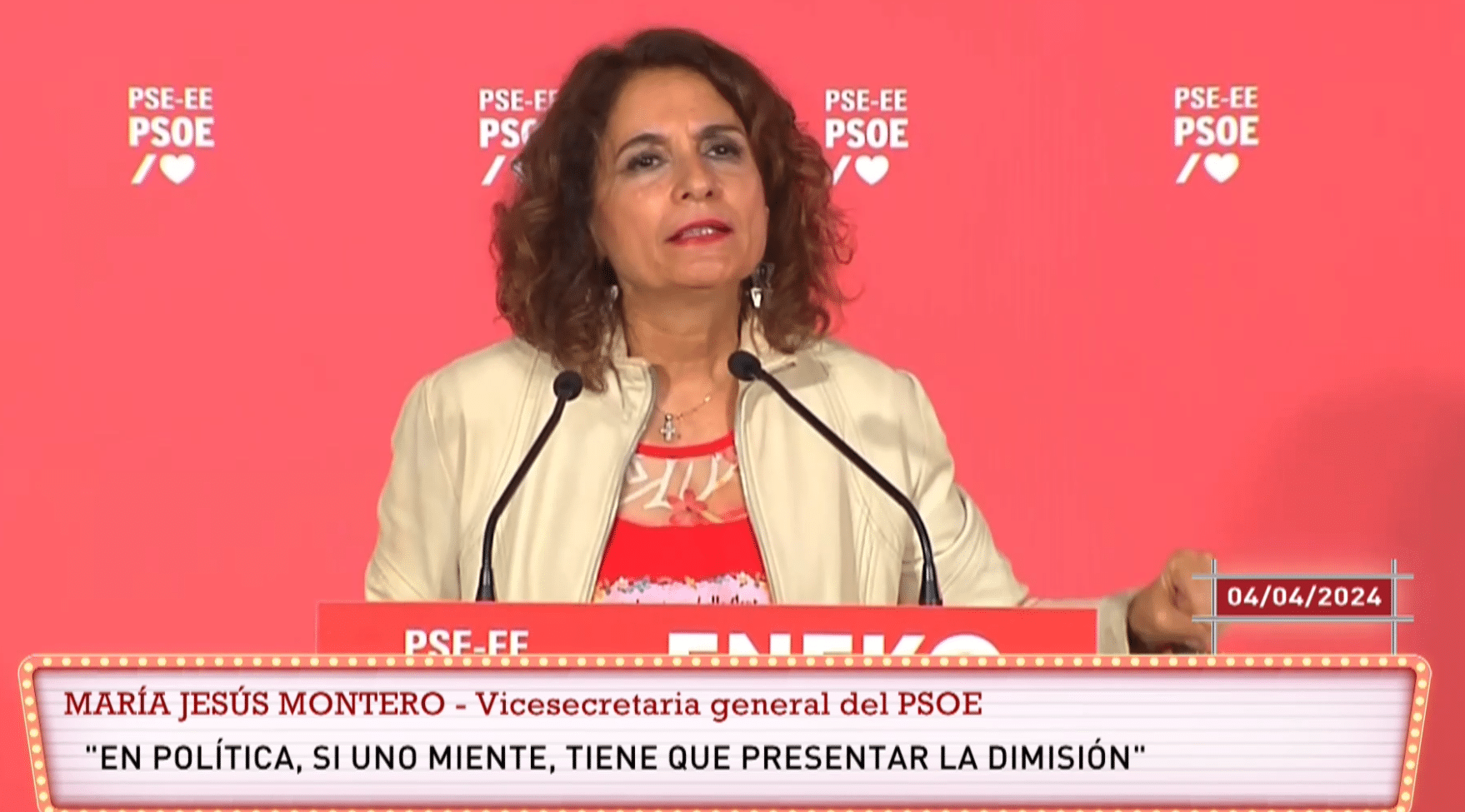 María Jesús Montero ‘pide la dimisión’ Pedro Sánchez por “mentiroso”