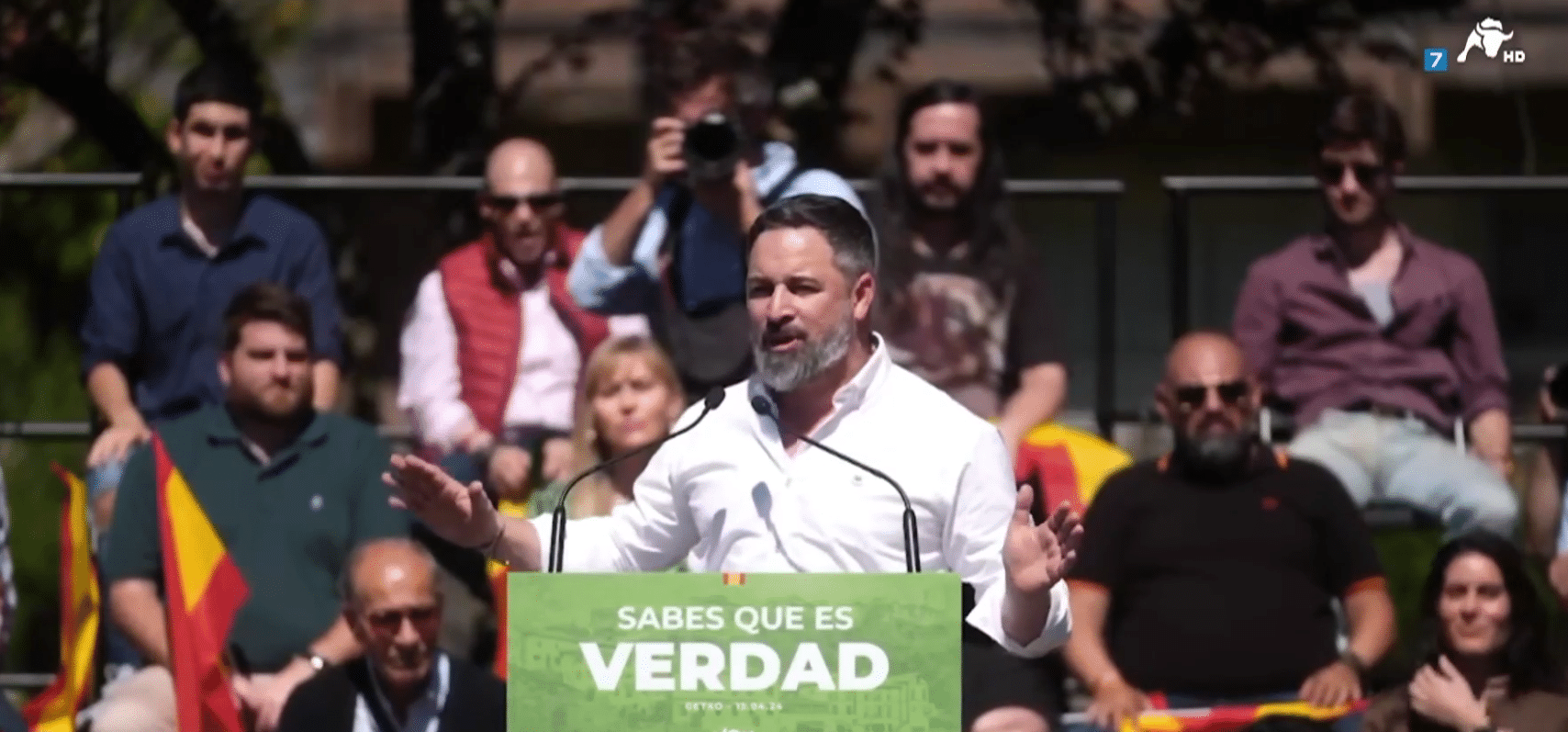Abascal, BRILLANTE ante la violencia de radicales contra VOX en el País Vasco