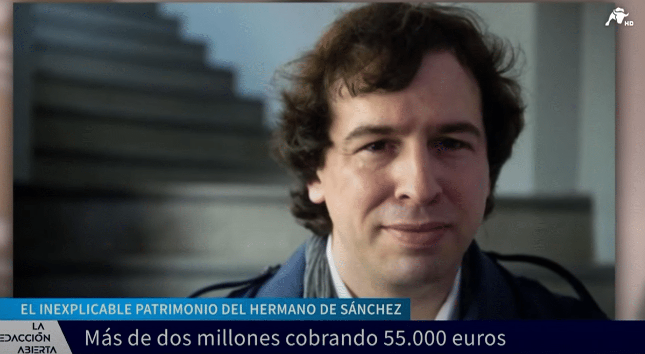 El inexplicable patrimonio del hermano de Sánchez: dos millones y un sueldo anual de 55.000 €