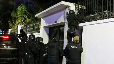 La irrupción de la policía de Ecuador en la Embajada de México
