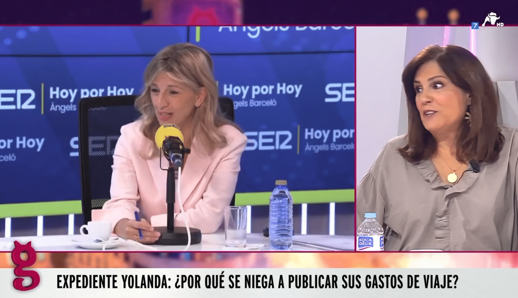 Carmen Álvarez pone colorada a la “caradura” e hipócrita comunista Yolanda Díaz 