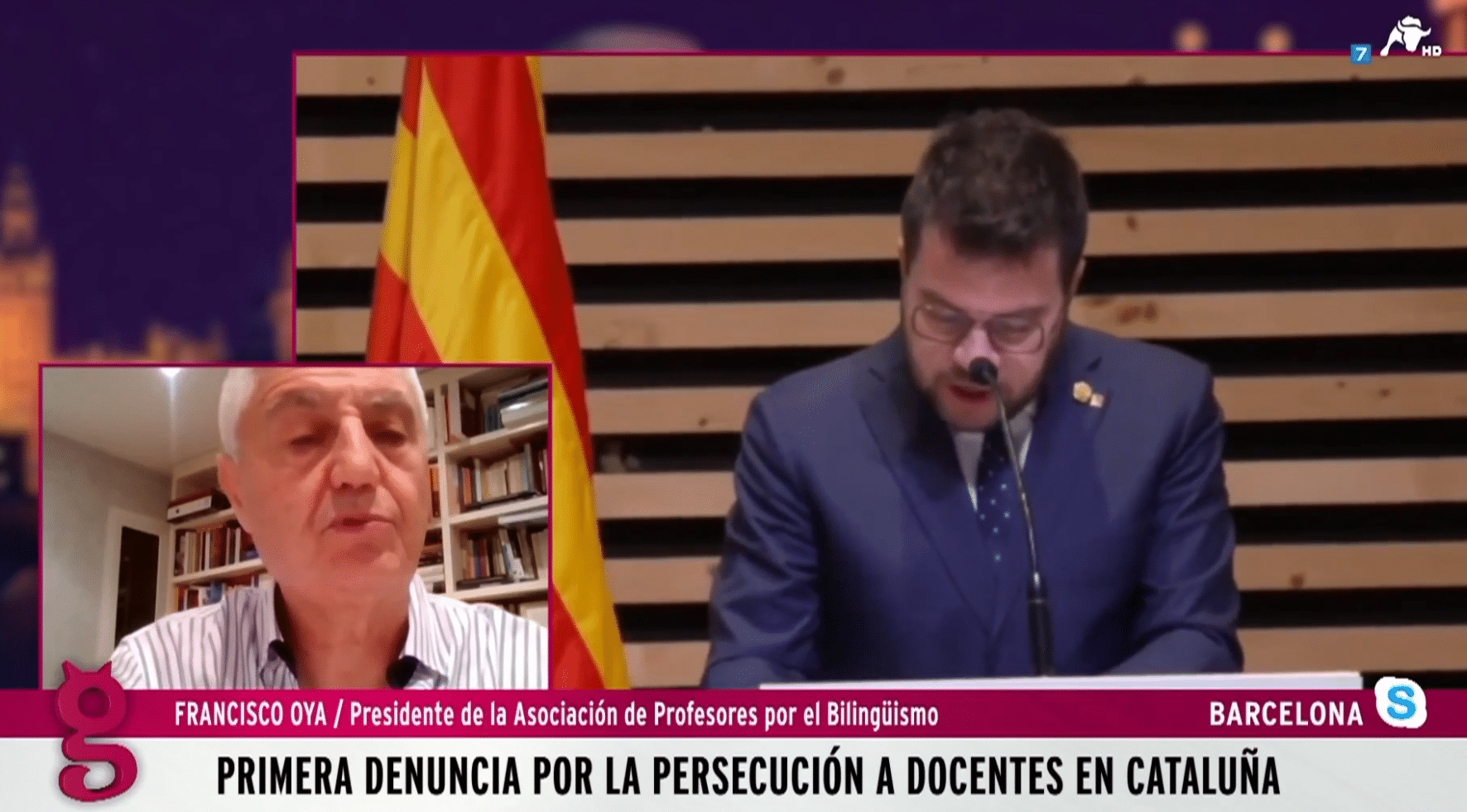 Cataluña: la valentía de un profesor que pone una denuncia penal por acoso separatista