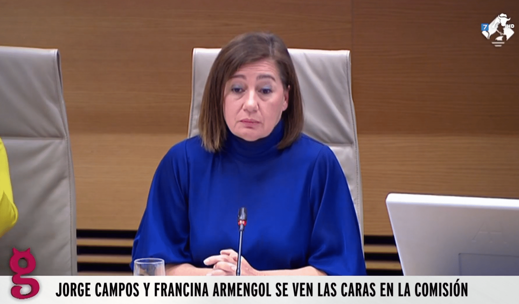 Lluvia de zascas de Jorge Campos a Armengol en la comisión de las mascarillas ‘fake’
