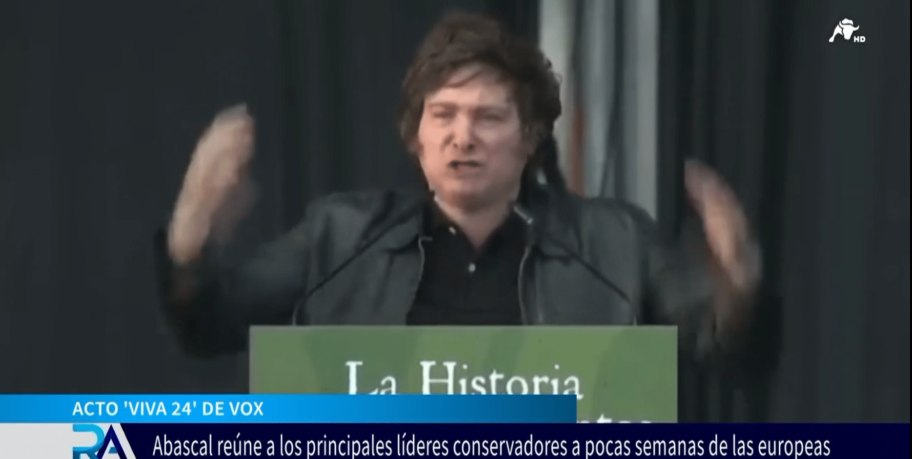 VOX reúne a los principales líderes conservadores en el Viva 24, entre ellos el argentino Javier Milei