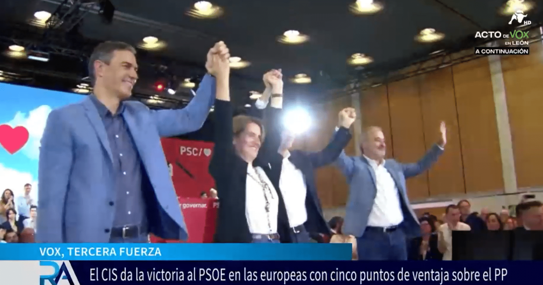 Último CIS de Tezanos: el PSOE sacaría 5 puntos de ventaja al PP en las Elecciones Europeas