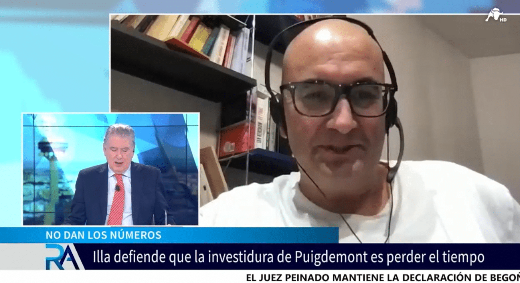 El periodista Xavier Rius pone en su sitio a Puigdemont: «Es un cagao, un miedica que no se ha atrevido a venir a España»