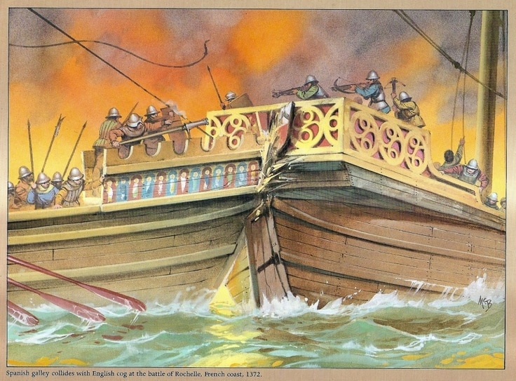 Efemérides 22 de junio | La victoria naval de Castilla en La Rochela