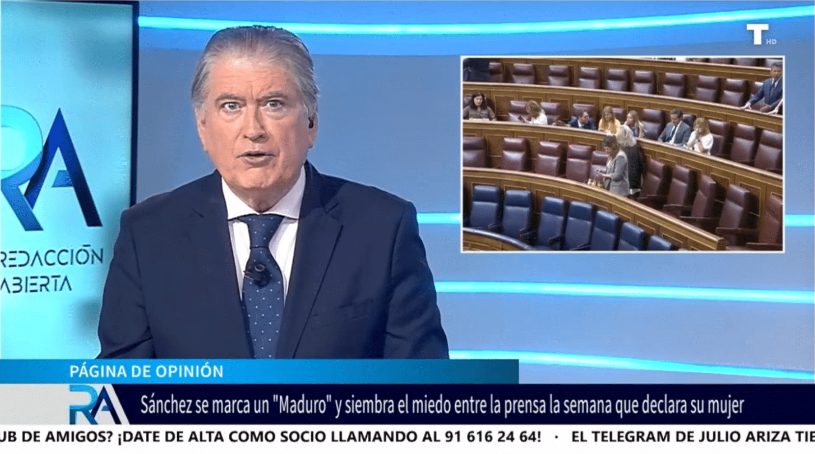 Sánchez siembra el miedo a la prensa crítica: «¡Yo ya lo he sufrido!»