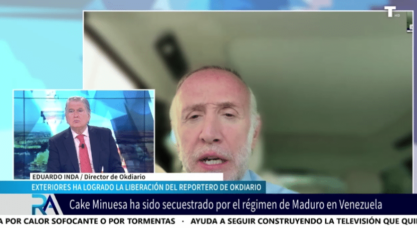 Eduardo Inda, director de OKDIARIO, nos cuenta cómo ha conseguido la liberación de Cake Minuesa