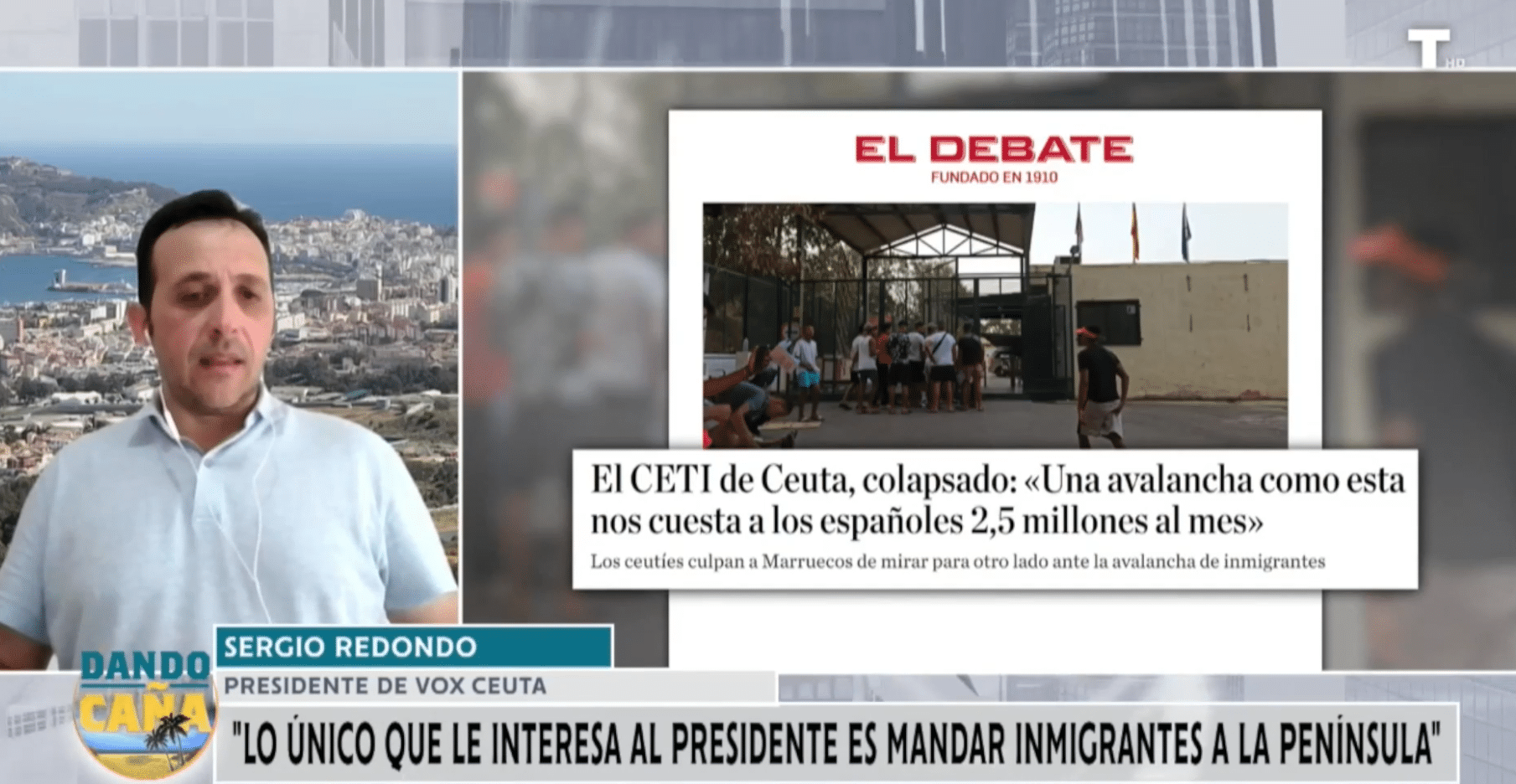VOX expone la sangría permanente y el coste del CETI de Ceuta