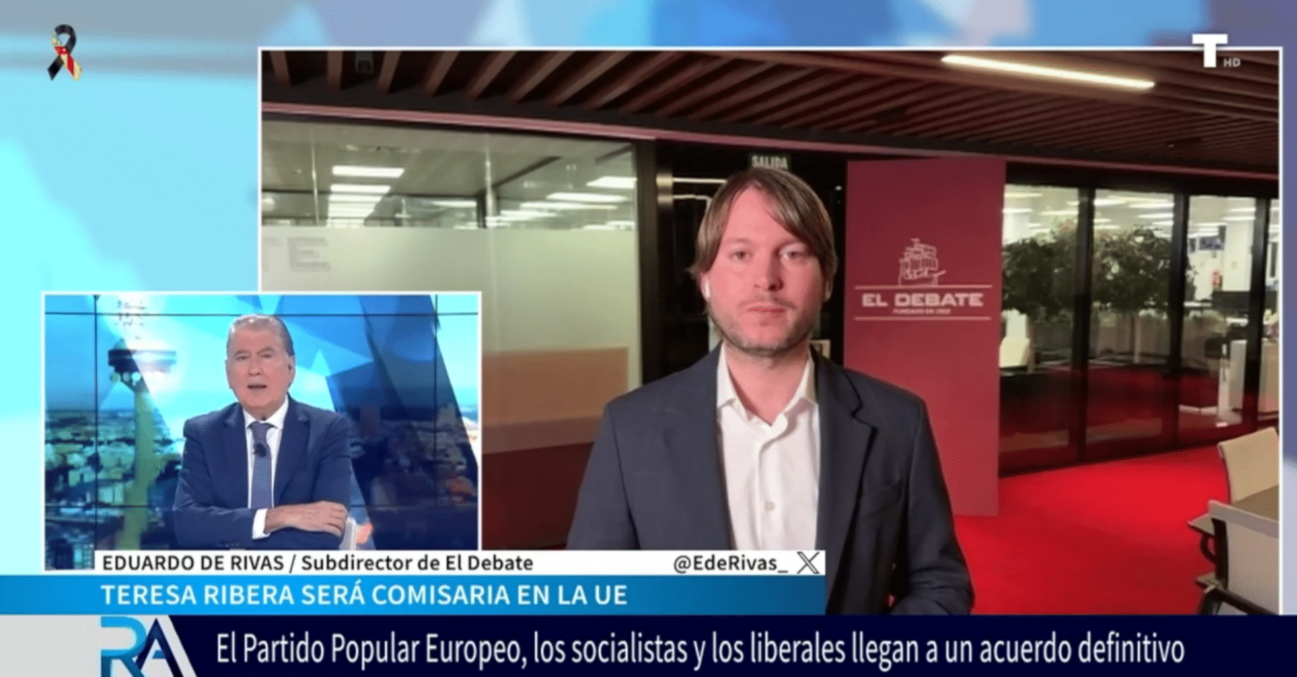 Teresa Ribera será comisaria. Eduardo de Rivas, subdirector de El Debate: «Es un bofetón de Weber a Feijóo»