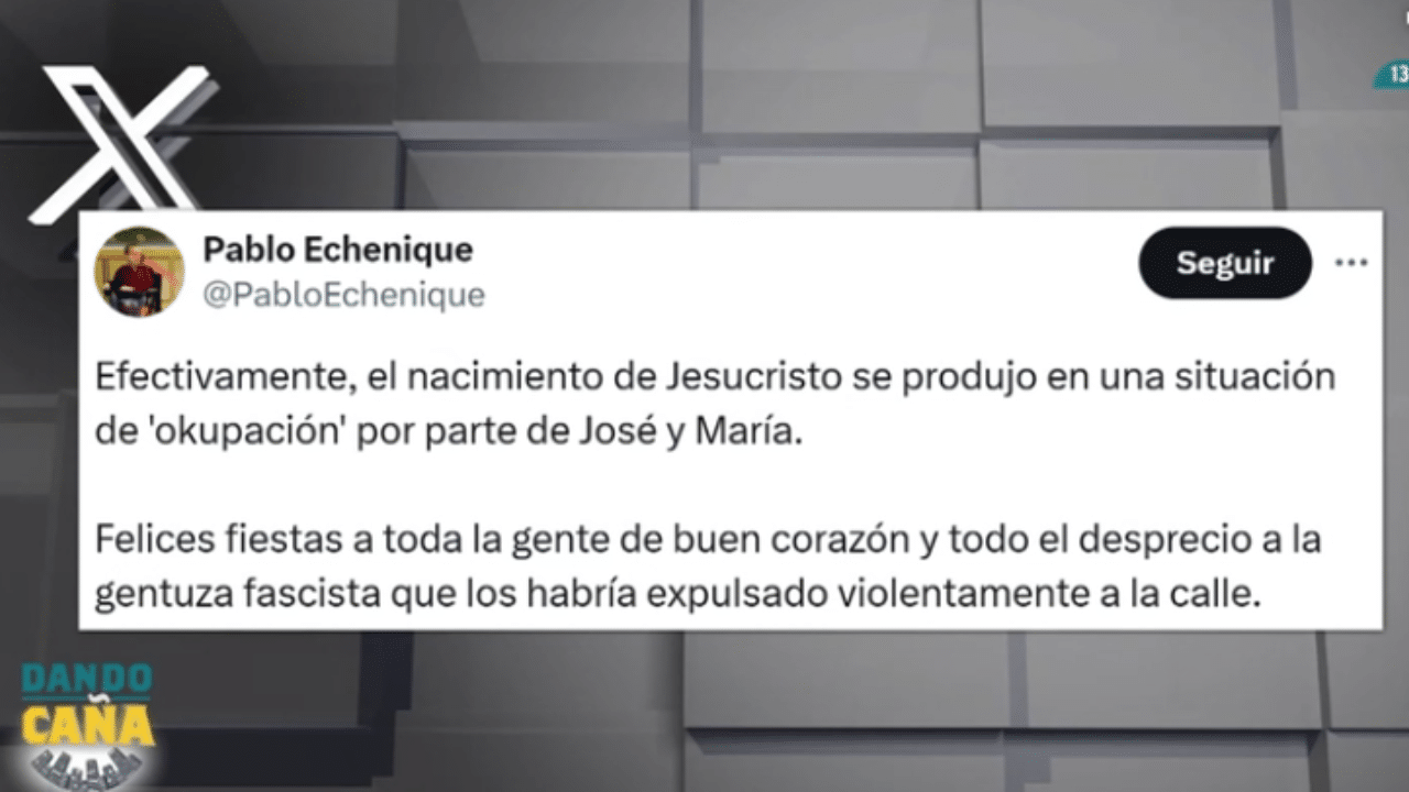El ridículo de Echenique y Yolanda Díaz hablando del Belén en Navidad