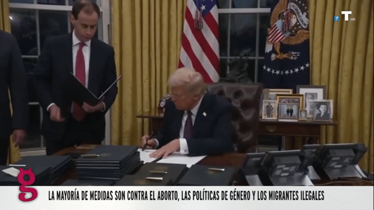Siete días de mandato de Trump y una tormenta de medidas contra lo woke