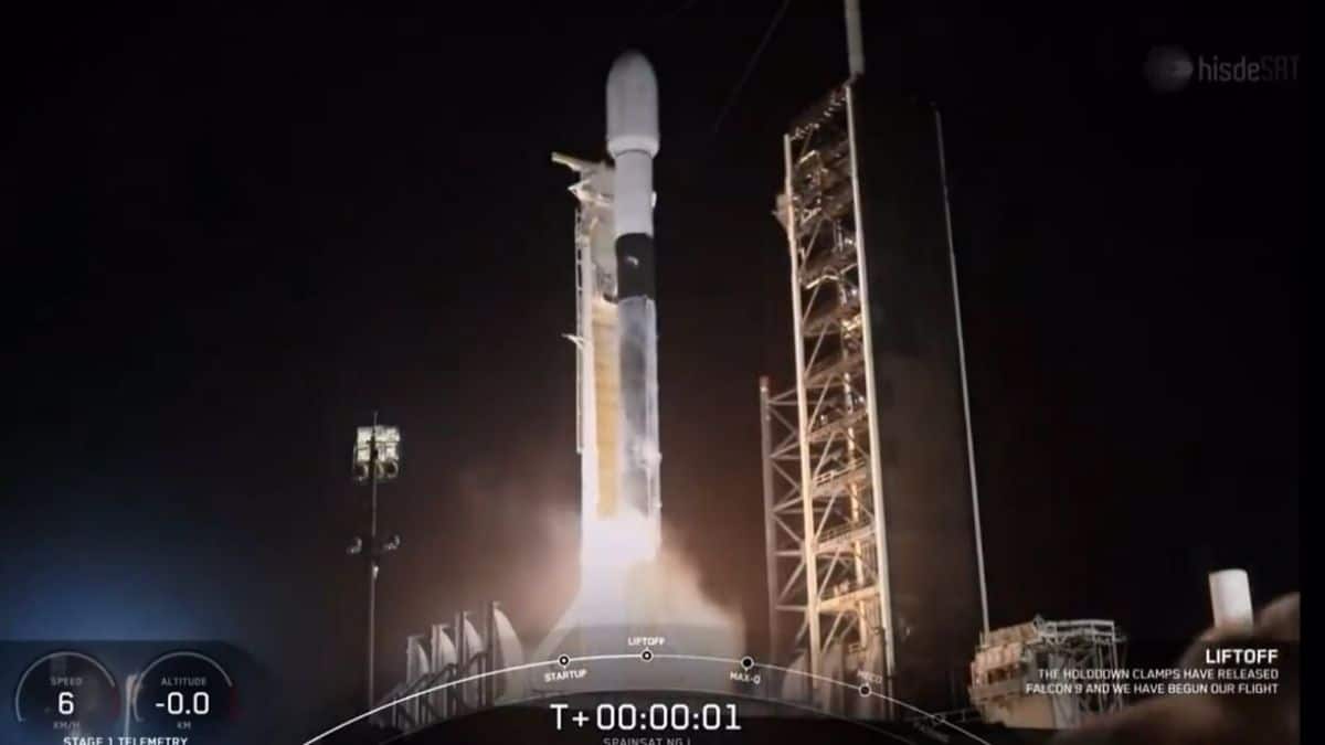 El satélite militar español SpainSat NG I despega con éxito desde Cabo Cañaveral, Florida