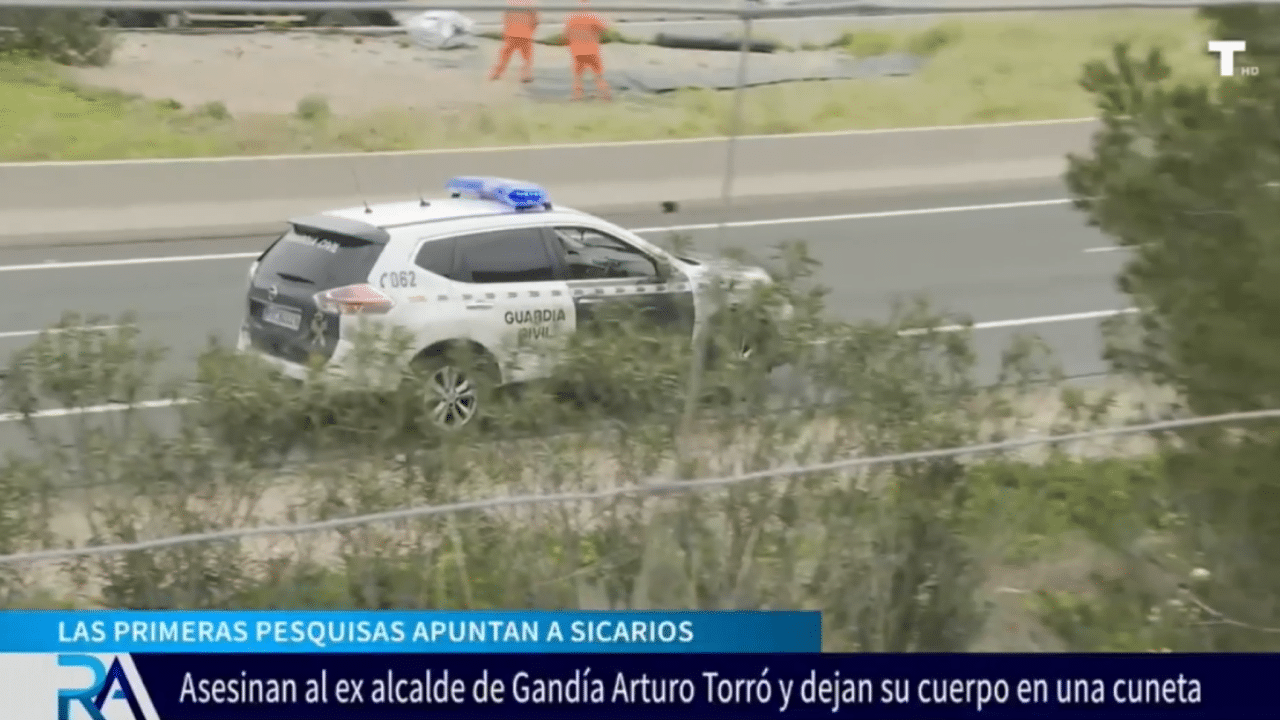 Encuentran el cadáver del exalcalde de Gandía en una cuneta: presentaba signos de estrangulamiento y un disparo en el pecho