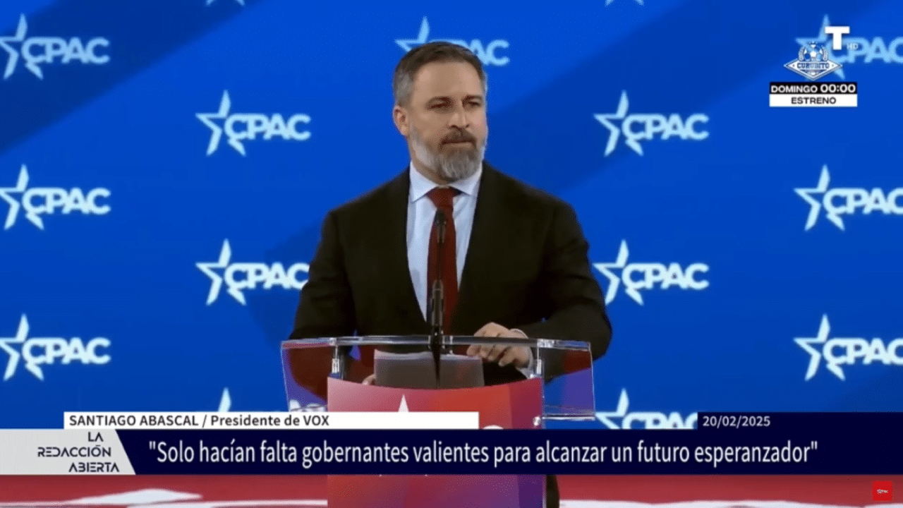 Abascal, figura de la derecha mundial en la CPAC