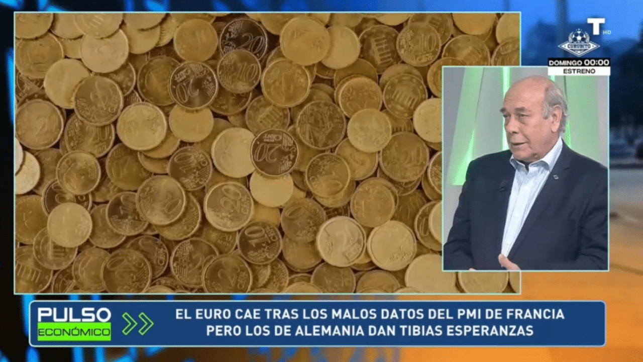 El euro cae tras los malos PMI de Francia