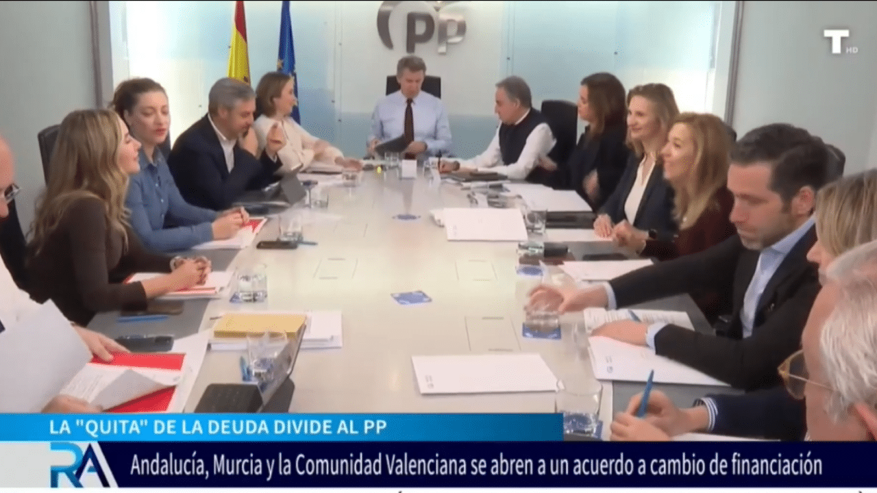La “quita” de la deuda divide al PP: Andalucía, Murcia y la Comunidad Valenciana estarían dispuestas a negociar