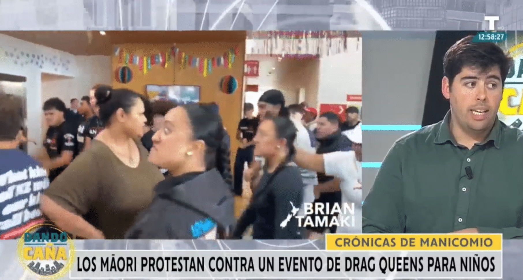 Haka contra un evento de ‘drag queens’ para niños 
