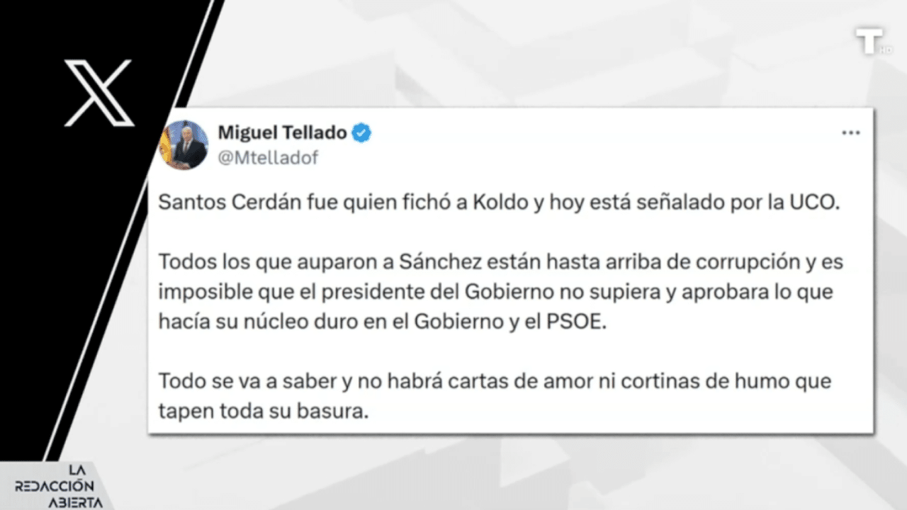 Un dispositivo de KOLDO GARCÍA revela conversaciones de SANTOS CERDÁN sobre presuntos amaños en obras públicas.
