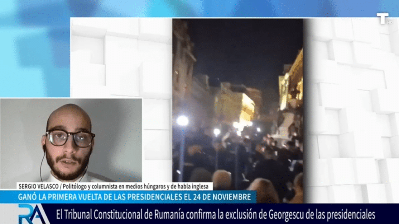 Anulan la candidatura de GEORGESCU en RUMANÍA. Sergio Velasco: «La gente lo quiere porque es un candidato independiente»