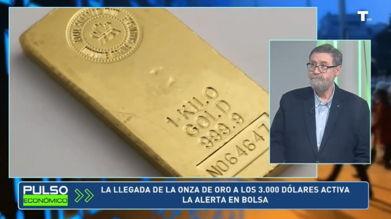 Alerta en la bolsa por la llegada de la onza de oro a los 3.000 dólares