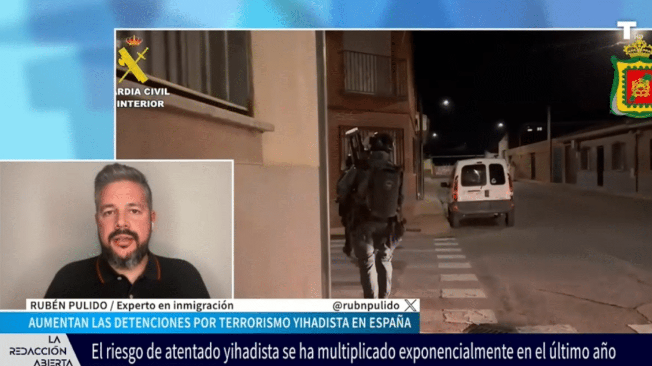 Aumenta la detención de YIHADISTA en ESPAÑA. Rubén Pulido: «Antes se concentraban en Cataluña, pero ya está por todo el territorio español»