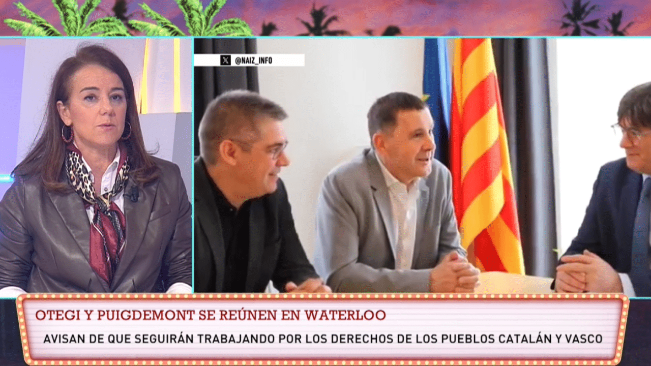 Ana Cuartero (VOX) califica de «desoladora» la FOTO de OTEGI y PUIGDEMONT en Waterloo
