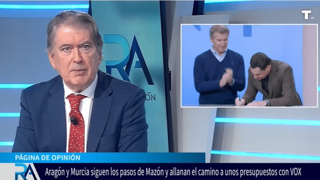 «A Murcia y Aragón no tardarán en seguirles Baleares y Castilla y León»  Avanzan las negociaciones de PP y VOX para los presupuestos