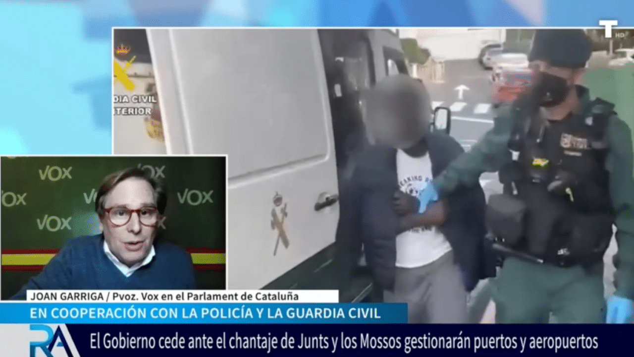 Los MOSSOS controlarán la INMIGRACIÓN en Cataluña. Joan Garriga (VOX): «Son muy partidarios del islamismo y es un peligro»