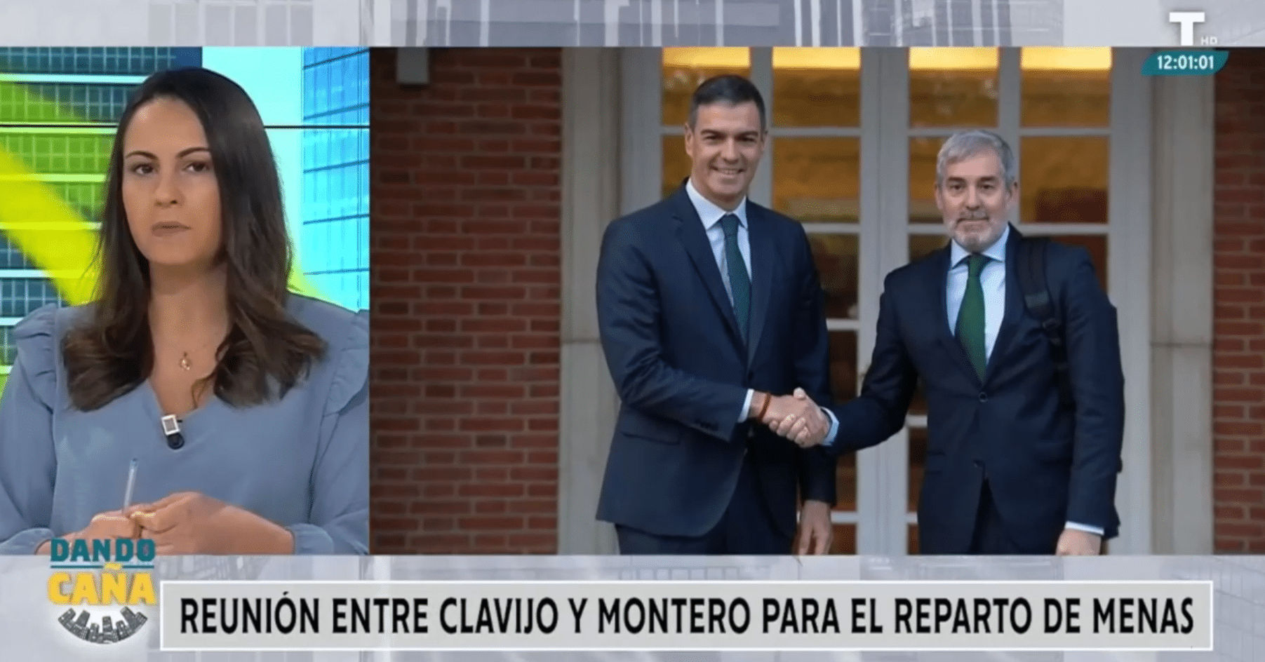 Reunión entre Clavijo y Montero para la financiación del reparto de menas