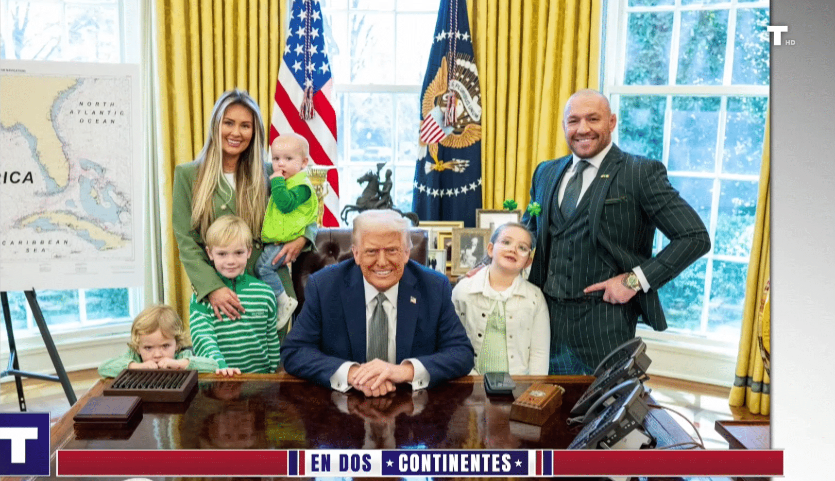 McGregor visita a Trump y arremete contra la política irlandesa