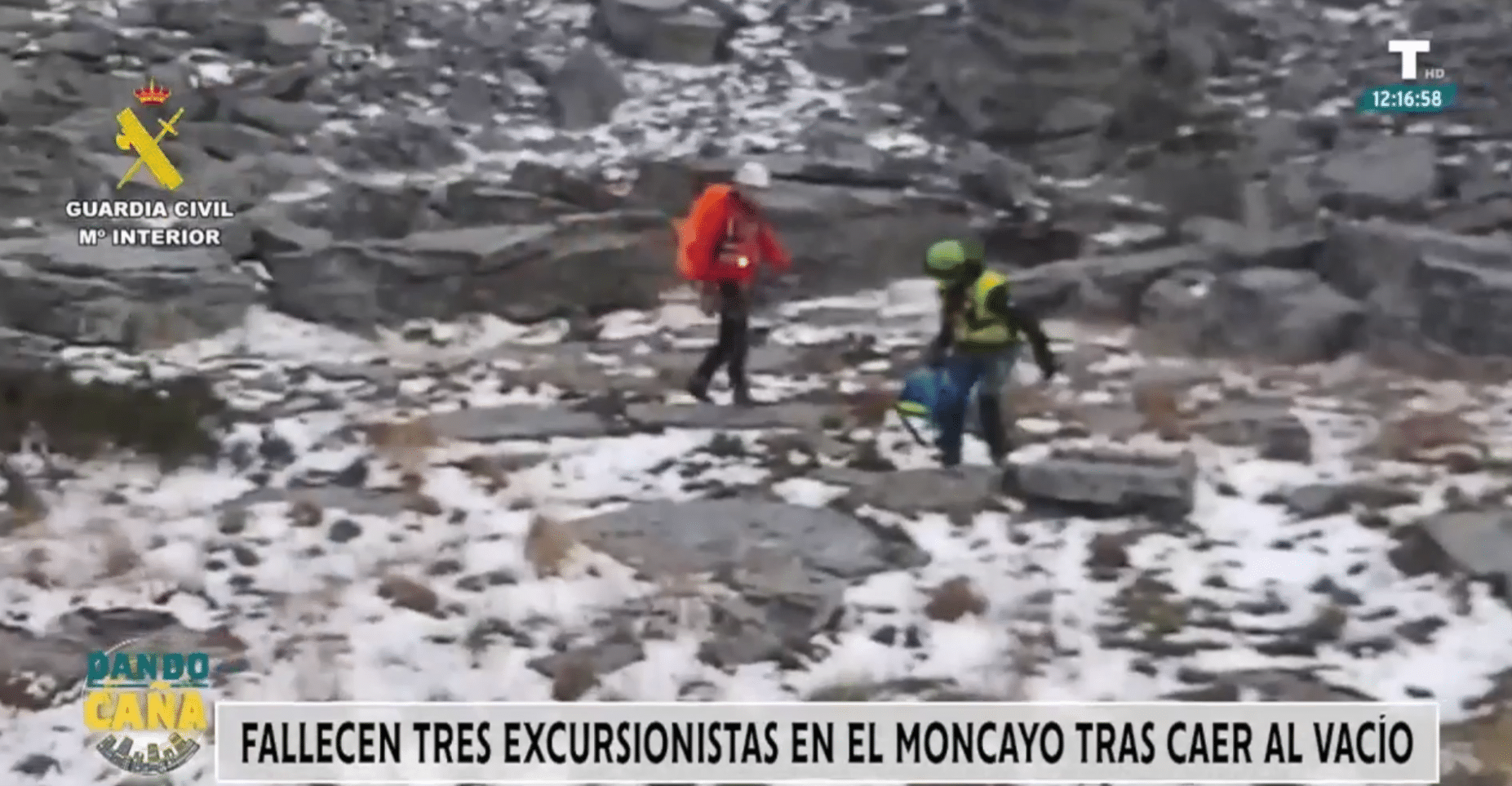 Mueren tres excursionistas en el Parque Natural del Moncayo tras caer al vacío