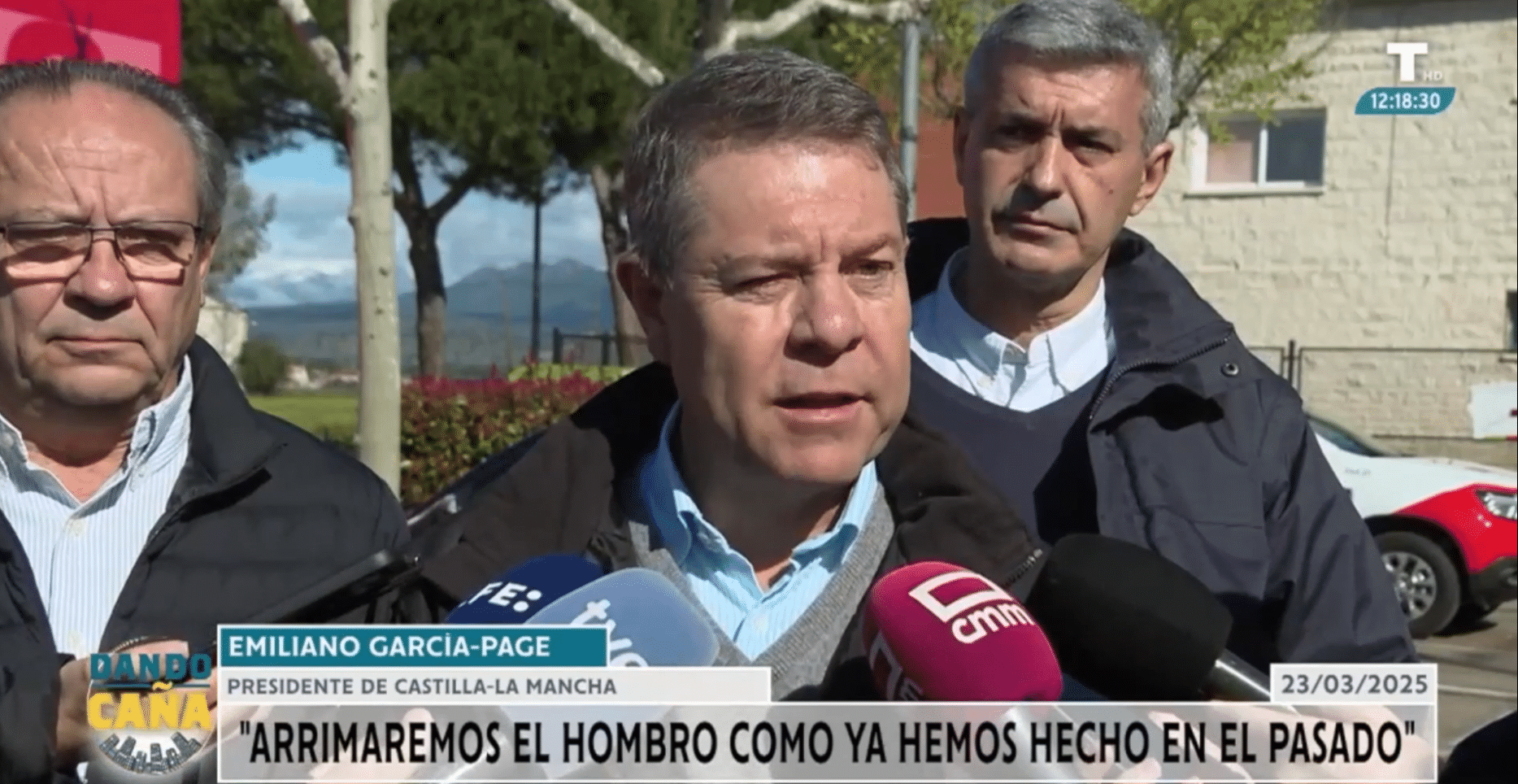 Las impactantes imágenes de la borrasca Martinho: derrumbe del puente de Talavera de la Reina