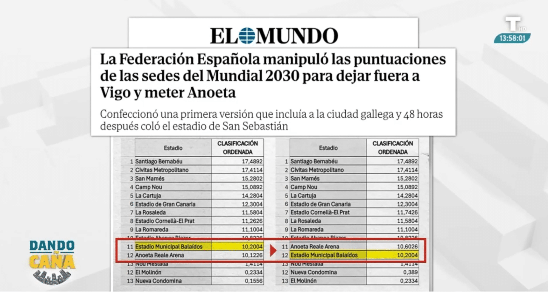 La mafia de la Federación que premió a San Sebastián dejando fuera a Vigo para el Mundial 2030